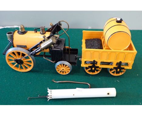 HORNBY  3.5 INCH GAUGE STEPHENSON ROCKET STEAM ENGINE missing gas burner