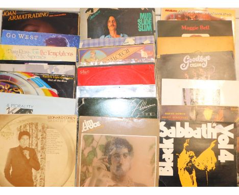 LPs, including David Bowie, The Who, Black Sabbath, Queen, Bob Dylan, John Lennon, etc. (a quantity) 