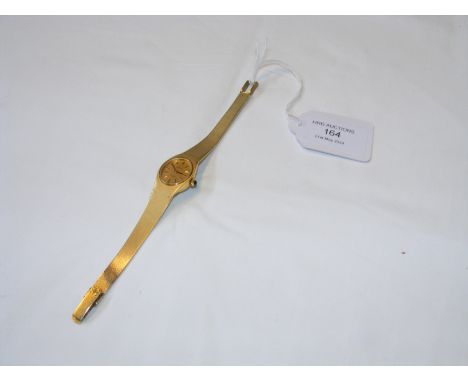 A ladies 9ct Zenith wrist watch