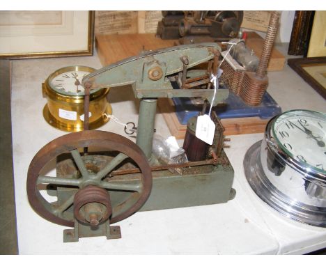 A model Stuart beam engine