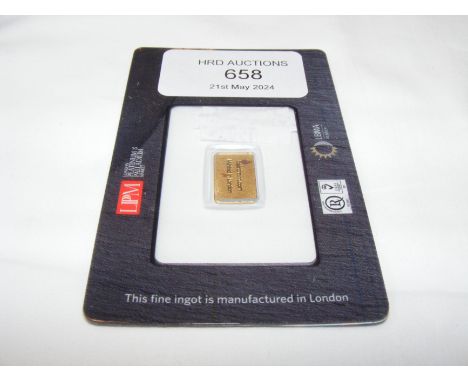 One gram of fine gold