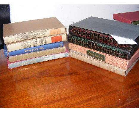 Nine Folio Society books including Memoires of An Infantry Officer by Sassoon