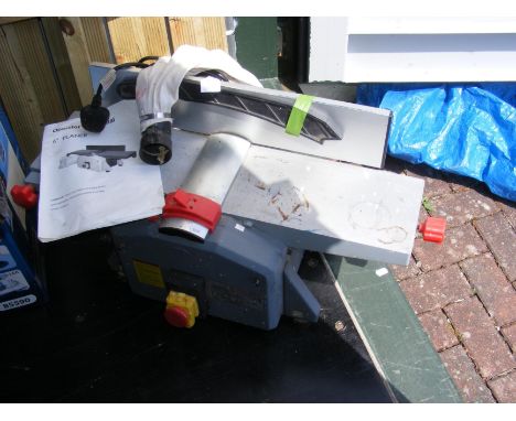 A six inch planer with manual