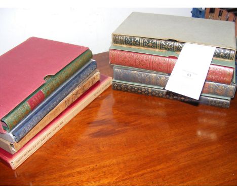 Eight Folio Society books including Louis Philippe de Segur Memoires