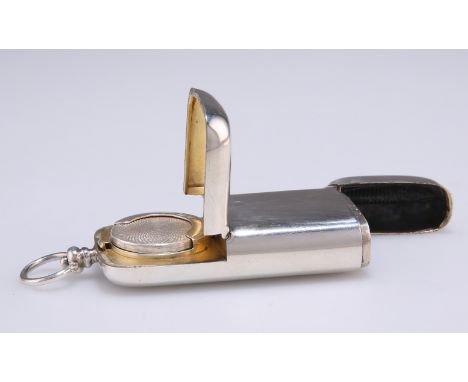 A LATE VICTORIAN SILVER SOVEREIGN AND VESTA CASE COMBINATION,&nbsp;by Arthur &amp; John Zimmerman,&nbsp;Birmingham 1900, of p
