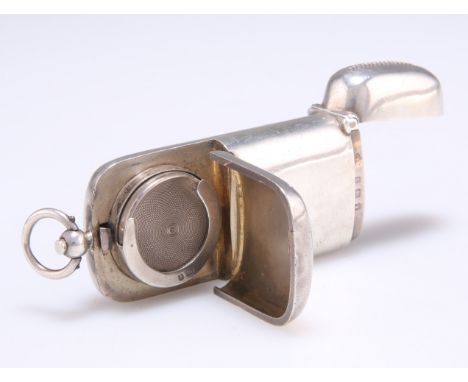 AN EDWARDIAN SILVER SOVEREIGN AND VESTA CASE COMBINATION,&nbsp;Birmingham 1908, of rounded rectangular form with twin sprung 