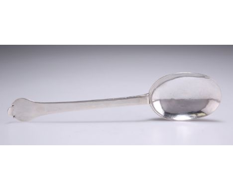 A FINE CHARLES II SILVER TREFID SPOON, by John King, London 1669,&nbsp;&nbsp;the oval bowl with a raised rat-tail, the revers