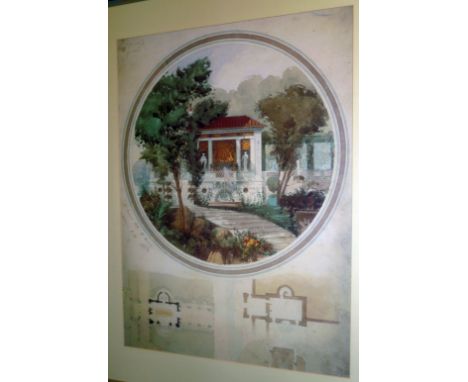 *10 various colour prints, mainly architectural, framed and glazed, 26" x 19" and smaller together with a modern gilt framed 
