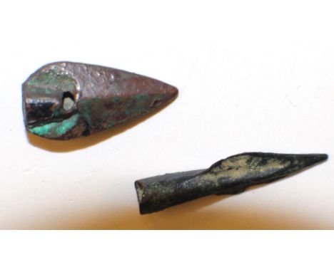 Two Greek arrow heads