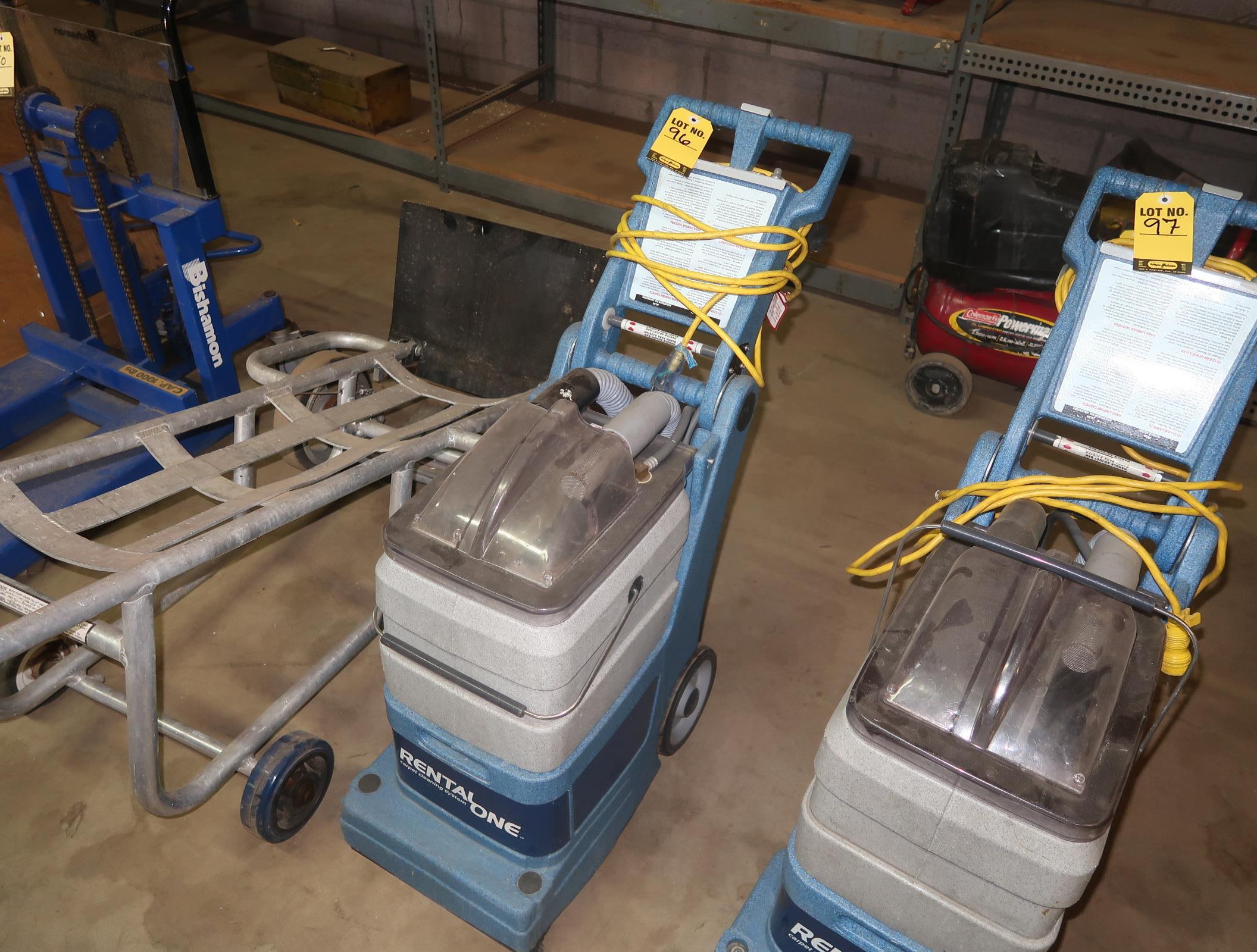 RENTAL ONE CARPET CLEANING SYSTEM MDL. 401TRTV