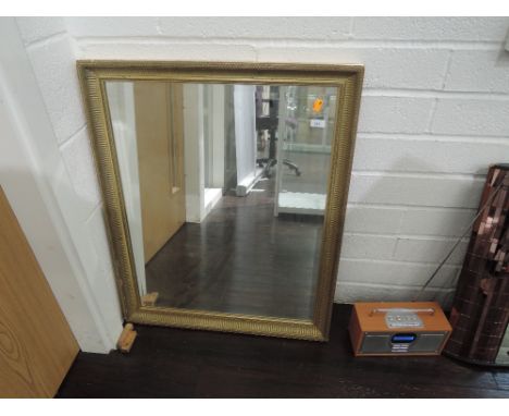 A vintage gilt frame mirror86CM X 70.5CM