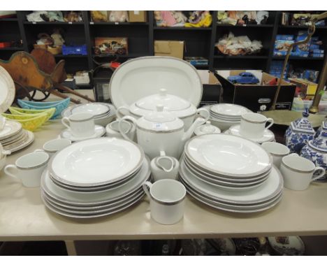 A part tea and dinner service by LSA 