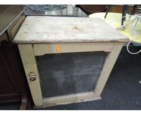 A vintage meat safe