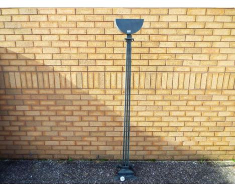 A good quality metal standard lamp, measuring approximately 187 cm [H].
