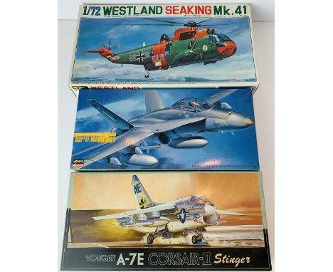 Hasegawa 1/72 Scale Assorted Model Kits Boxed