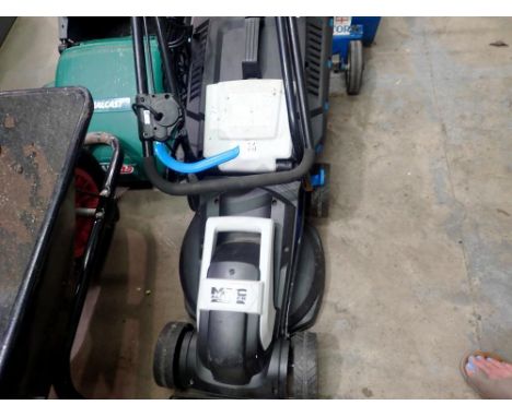 Macallister electric lawnmower. All electrical items in this lot have been PAT tested for safety and have passed. This does n