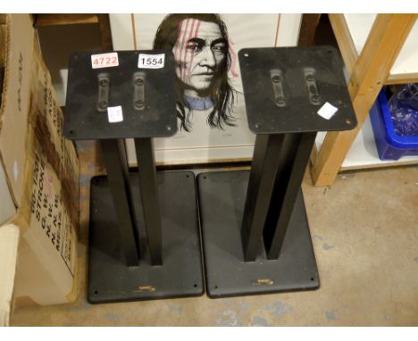 Pair of Target audio speaker stands. Not available for in-house P&amp;P 