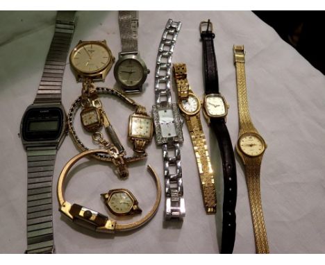 Mixed ladies wristwatches. P&amp;P Group 1 (£14+VAT for the first lot and £1+VAT for subsequent lots) 