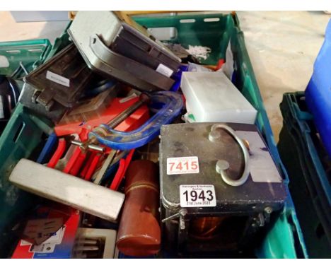 Box of mixed tools including electricals. Not available for in-house P&amp;P 