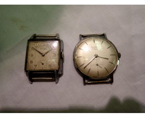 Two vintage Rotary wristwatch heads, one working. P&amp;P Group 1 (£14+VAT for the first lot and £1+VAT for subsequent lots) 