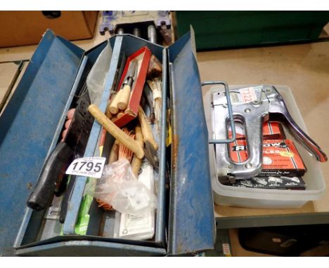 Arrow fastener model T50 with staples and other mixed tools. Not available for in-house P&amp;P 