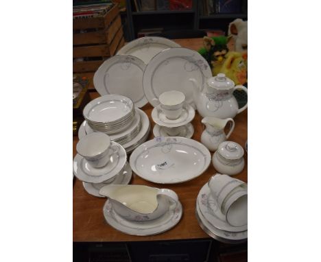 A tea and dinner service by Royal Doulton in the Allegro design