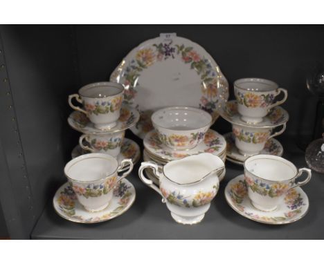 A part tea service by Paragon in the Country Lane design