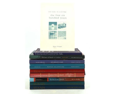 Collection of 12 Tennis Related Books, 700 Years of Tennis in London by David Best (Signed), Tennis at Whitehall by David Bes