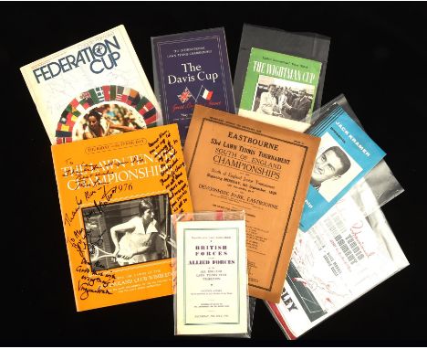 Collection of 8 Programmes - To include: Eastbourne 1938, September with most results printed. British Forces versus Allied F