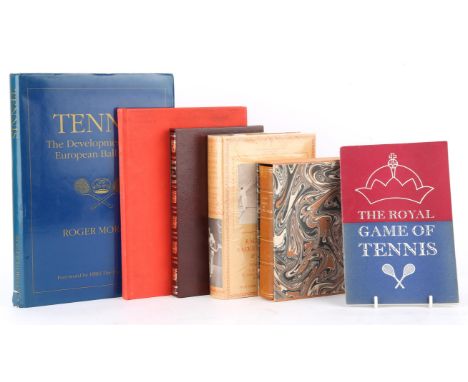 Six Real Tennis Books: Scaino, Antonio da Salo; TRATTATO DEL GIUOCO DELLA PALLA; 1968; published in Italy by W. Casari; 12mo 