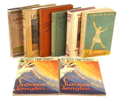 Eight Books By Or About Suzanne Lenglen: Anet, Claude: DIE GOTTLICHE SUZANNE; (The Divine Suzanne); 1928; published in Berlin