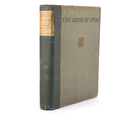 Patten, William (editor); THE BOOK OF SPORT; New York; J F Taylor; 1901; very tall folio hard boards with 411 pages; the gran