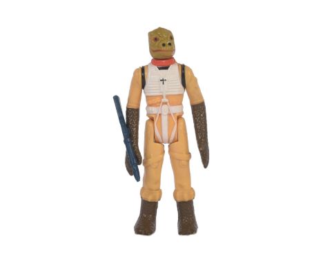 Star Wars - an original vintage Kenner / Palitoy made action figure ' Bossk ' Bounty Hunter. 100% complete, with original rif