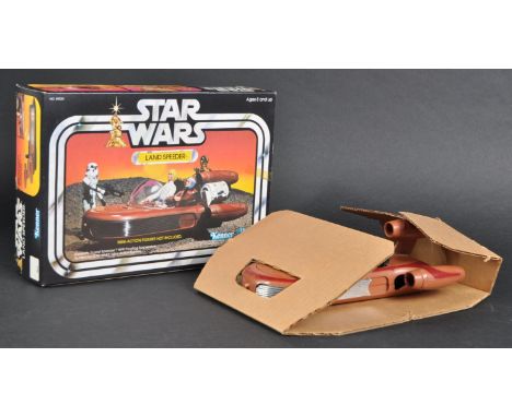 Star Wars - an original vintage 1977 Kenner made Star Wars action figure playset ' Land Speeder '. Kenner version, with lift-