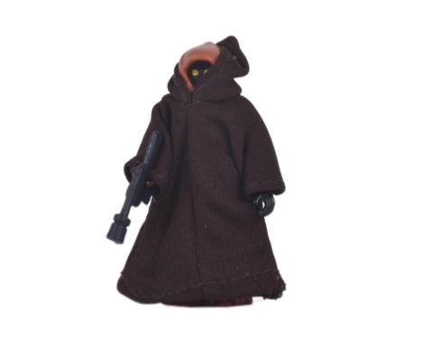 Star Wars - an original vintage Kenner / Palitoy made action figure 'Jawa '. 100% complete, with original blaster weapon and 