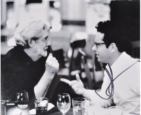 Star Wars - JJ Abrams (Director / Producer - Disney Trilogy) - autographed 8x10" black and white photograph showing Abrams al
