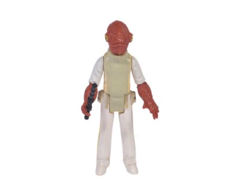 Star Wars - an original vintage Kenner / Palitoy made action figure ' Admiral Ackbar '. 100% complete, with original accessor