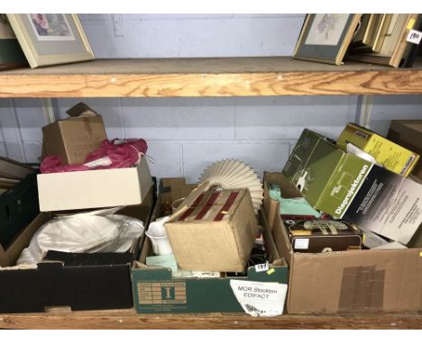 Shelf of assorted