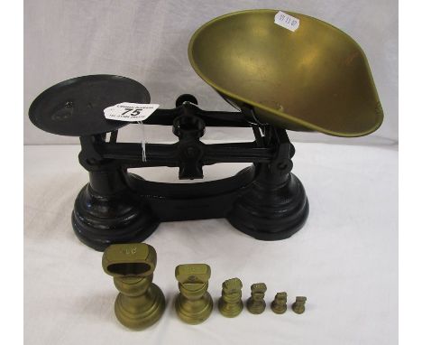 Weighing scales and weights