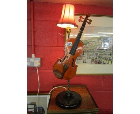 Violin lamp - Working &amp; PAT tested