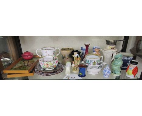 Shelf of ceramics