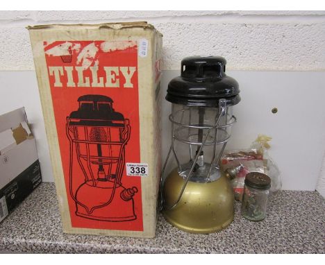 Boxed Tilley lamp