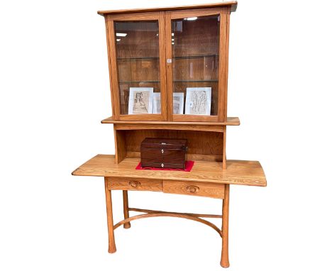 Ercol Kelmscot cabinet, 193cm by 149cm by 50cm.