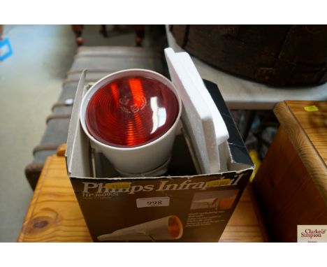 A Phillips infra red lamp