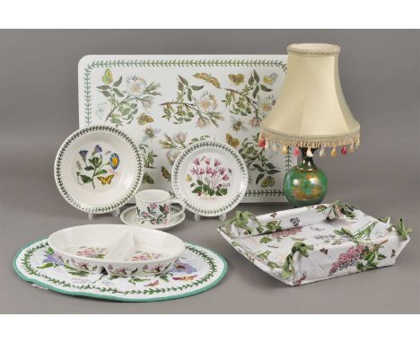 A collection of Portmeirion Botanic Garden pattern dinner and tea wares to include nine large bowls, six deep bowls, three tw