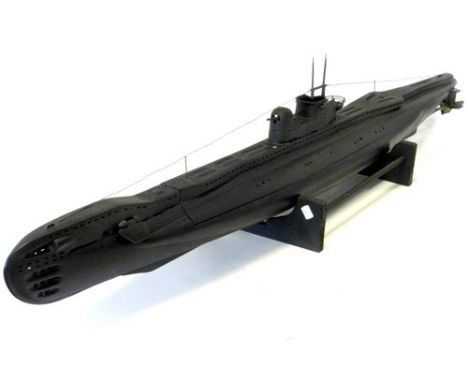 Large 1/48 Scale 69" Radio Controlled model of P337 HMS Talent T Class Submarine (1945-1970). British T Class Diesel-Electric