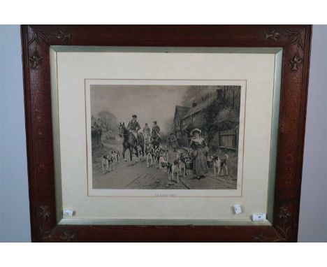 After Sanderson Wells, 'An early find', heliograph print, 34 x 45cm (SH)