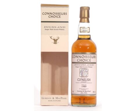 Clynelish Highland Single Malt Scotch Whisky, distilled 1989, Connoisseur's Choice by Gordon &amp; McPhail, 70cl, 40% vol in 