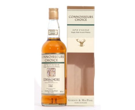 Convalmore Speyside Single Malt Scotch Whisky, distilled 1981, Connoisseur's Choice by Gordon &amp; McPhail, 70cl, 40% vol in