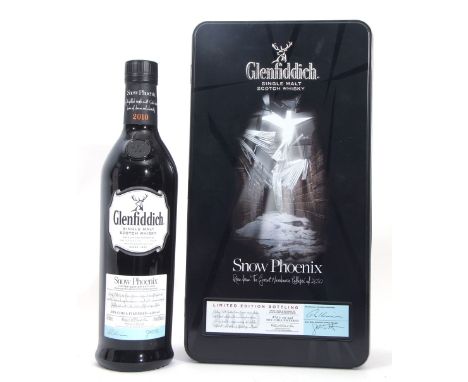 Glenfiddich Snow Phoenix Single Malt Scotch Whisky, 2010, limited edition bottling, 70cl, 47.6% vol in presentation tin